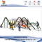 Redes de cuerda de marco de escalada al aire libre para niños