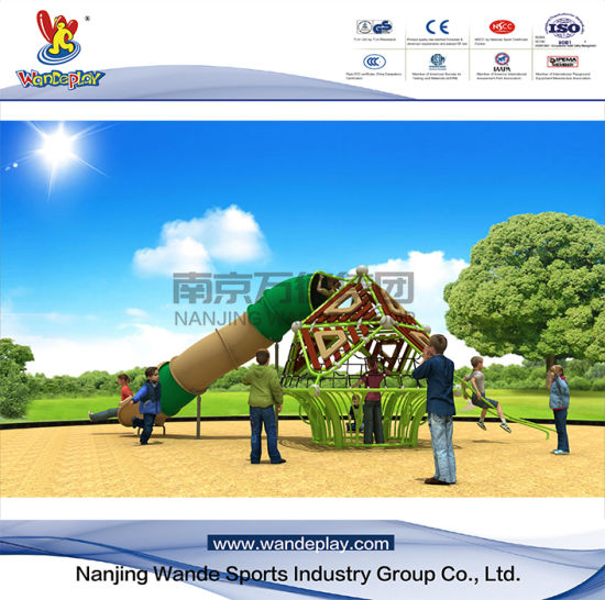 Parque de diversiones Nest Climbing Children Zona de juegos al aire libre