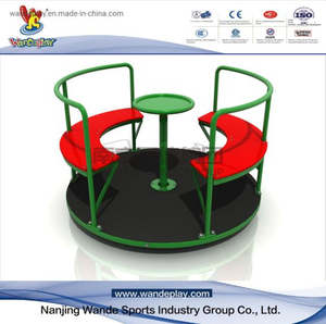 Rotonda recreativa del equipo de patio de juegos giratorio al aire libre