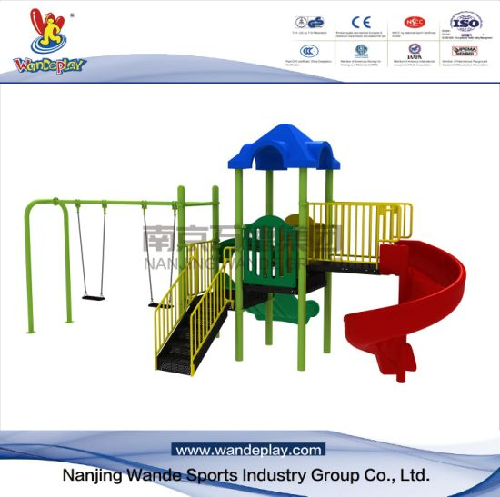 Parque de atracciones para niños Juego clásico al aire libre con columpio