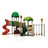 Parque infantil de plástico para niños en edad preescolar, equipo de juego al aire libre